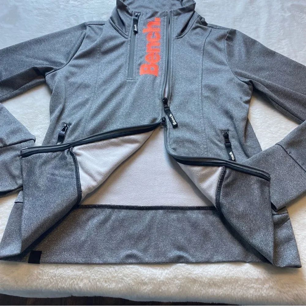 Bench Gray Front Zip Jacket Size Large - Picture 7 of 12